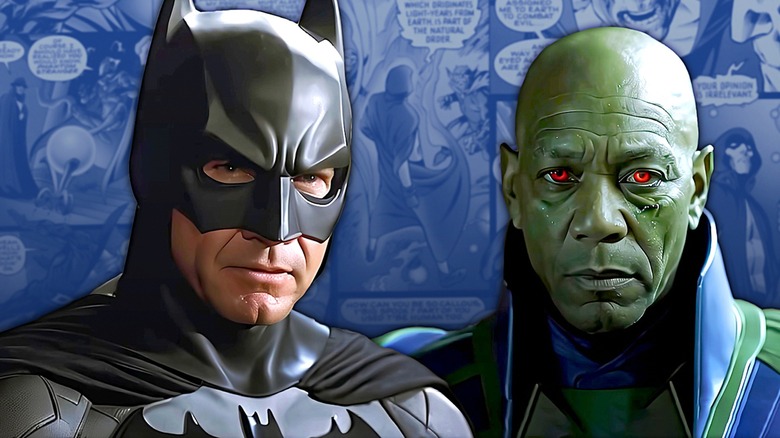 Batman Martian Manhunter collage