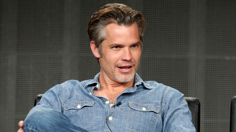 Timothy Olyphant wearing denim