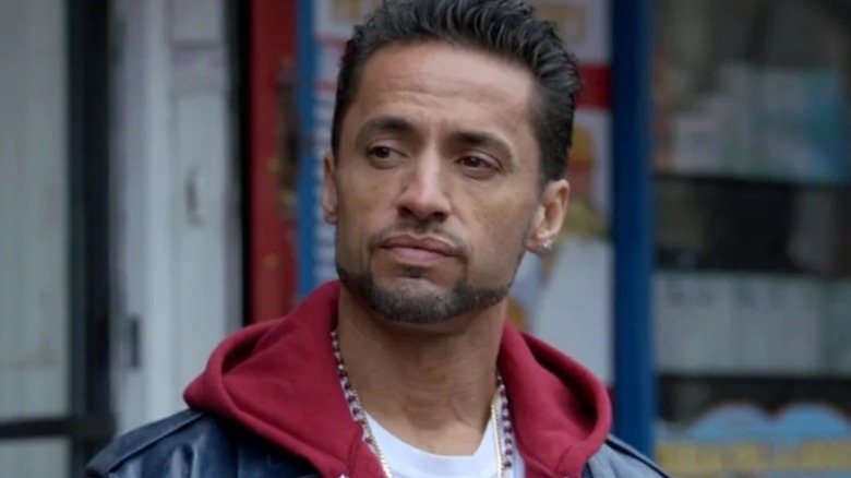 Santana wears a red hoodie in "Blue Bloods" (2013)