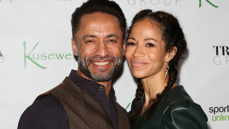 Kamar de los Reyes and Sherri Saum smiling