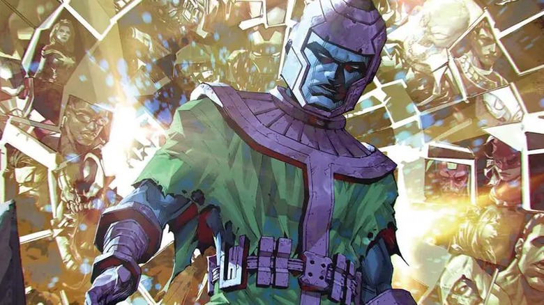 Kang in front of moments across Marvel history