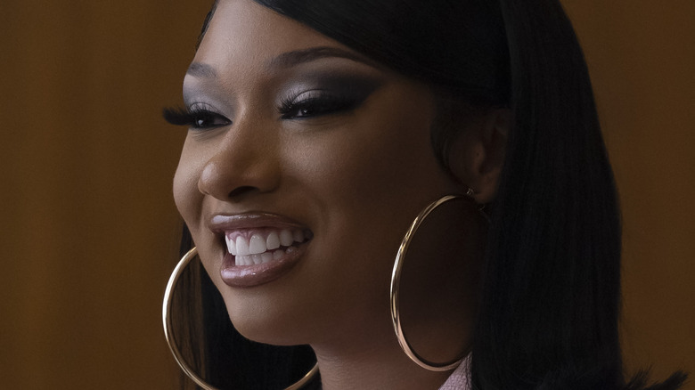 Megan Thee Stallion smiling