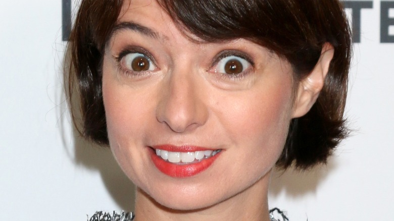 Kate Micucci in closeup