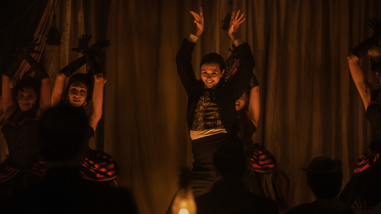 Kate performing in drag