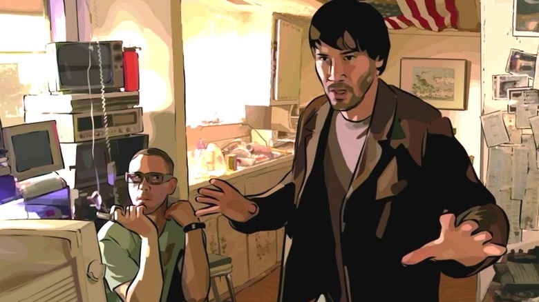 James and Bob in A Scanner Darkly