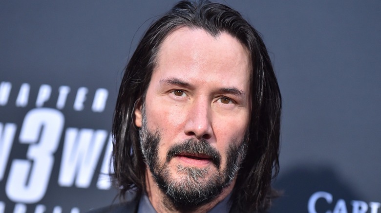 Keanu Reeves posing