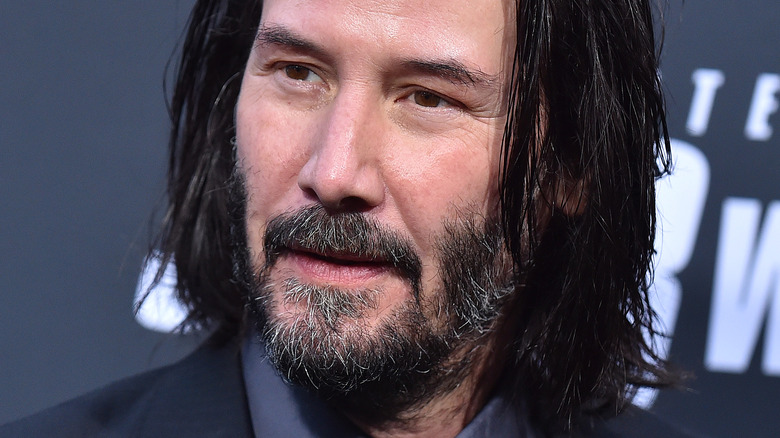 Keanu Reeves smizing beautifully 