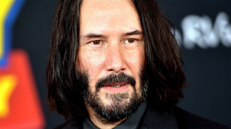 Keanu Reeves Beard Long Hair