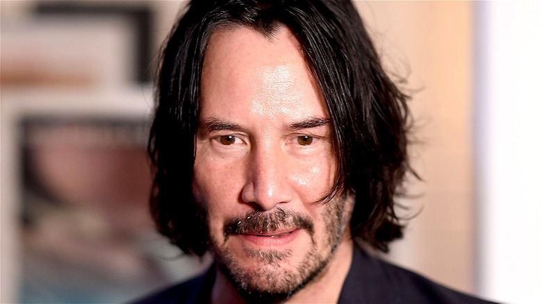 Keanu Reeves staring