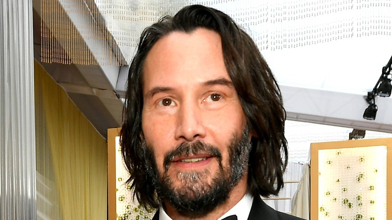 Keanu Reeves posing