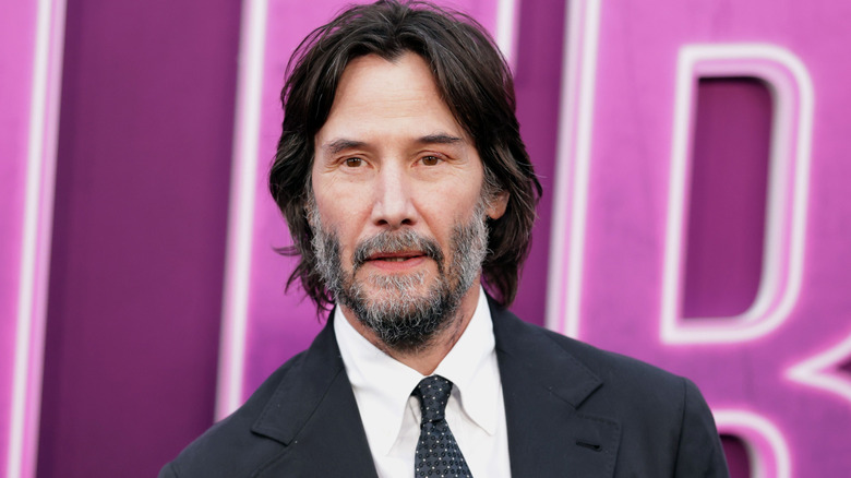 Keanu Reeves attending the world premiere of 