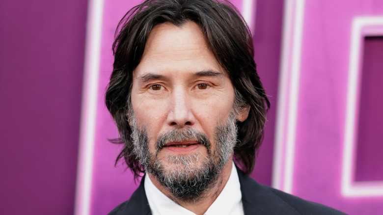 Keanu Reeves attending the world premiere of 