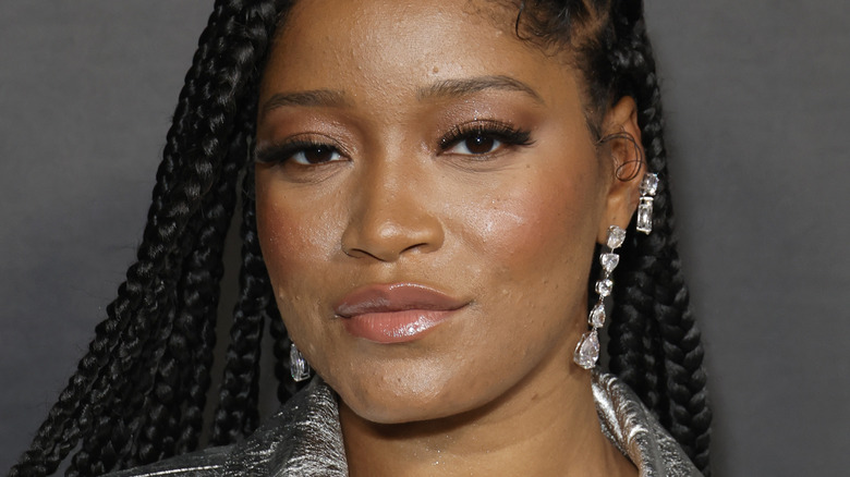 Keke Palmer smirking