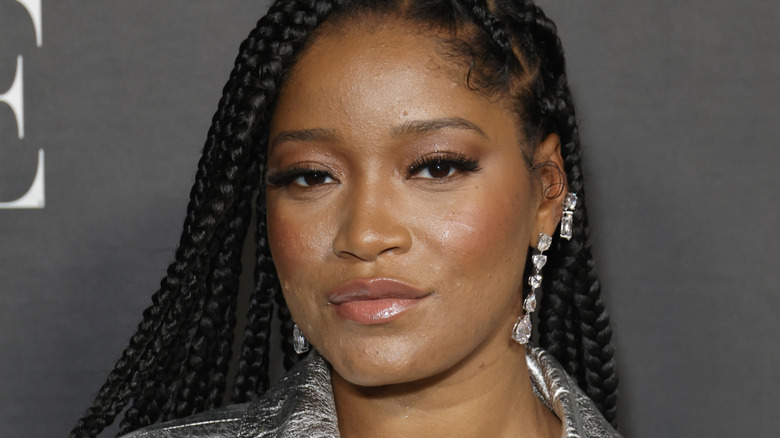 Keke Palmer smirking