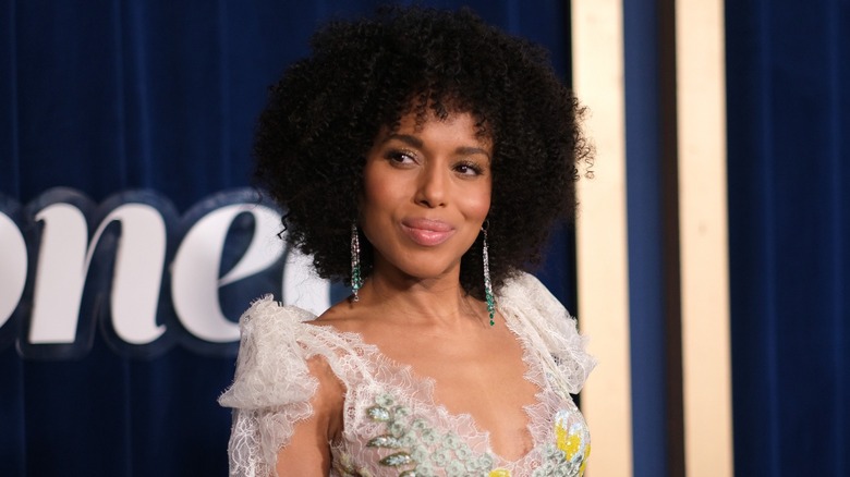 Kerry Washington smiling at movie premiere