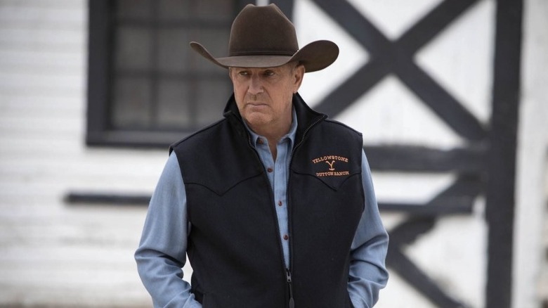 John Dutton at the ranch in Yellowstone