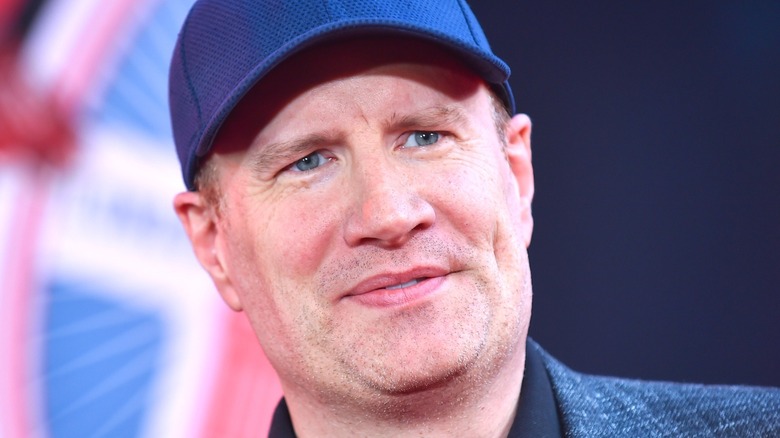 Kevin Feige looking at camera