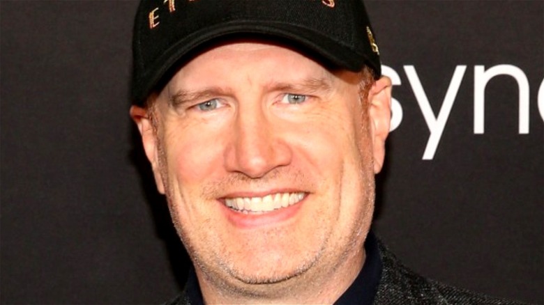 Kevin Feige smiling at event