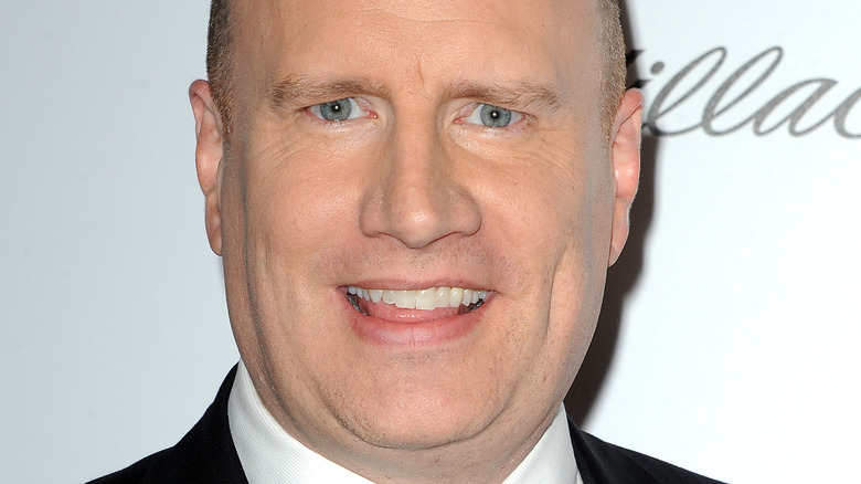 Kevin Feige at a movie premiere
