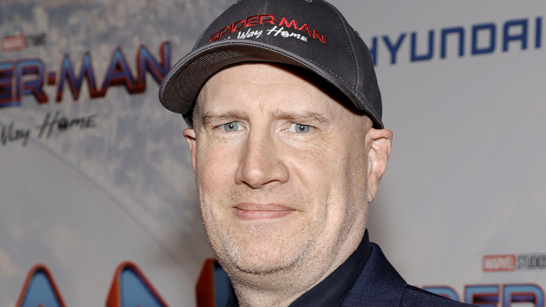 Kevin Feige looking serious