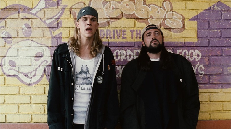 Jay speaking to Silent Bob in Clerks II