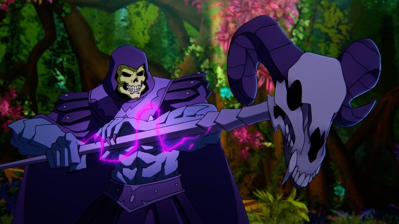 Skeletor with skull staff