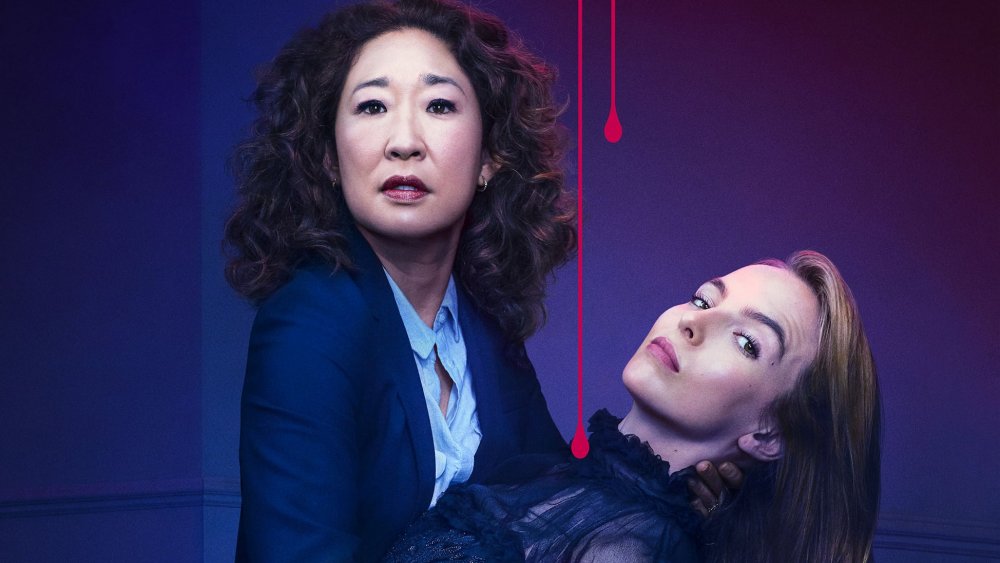 Sandra Oh and Jodie Comer Killing Eve poster