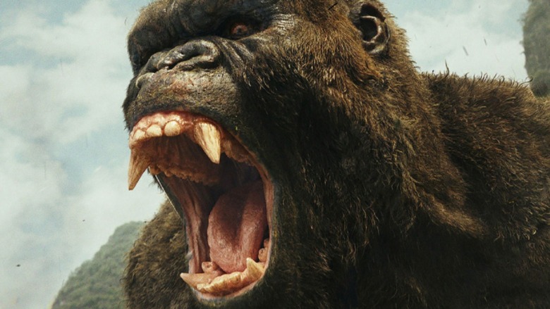 King Kong roaring