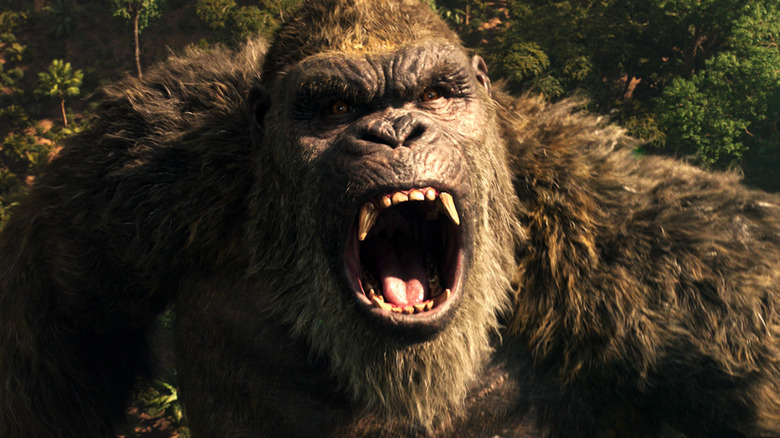 King Kong roaring