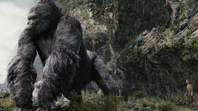 King Kong guarding Ann Darrow
