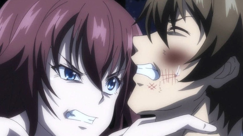 Girl choking Nobuaki Kanazawa