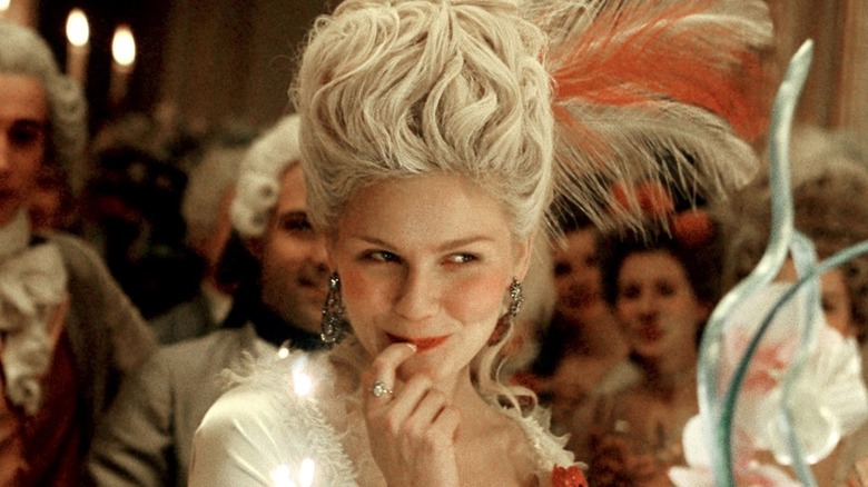 Marie Antoinette smirking
