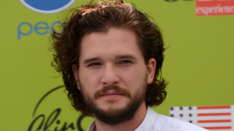 Kit Harington posing