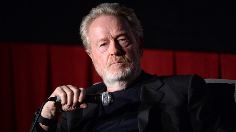 Ridley Scott talking