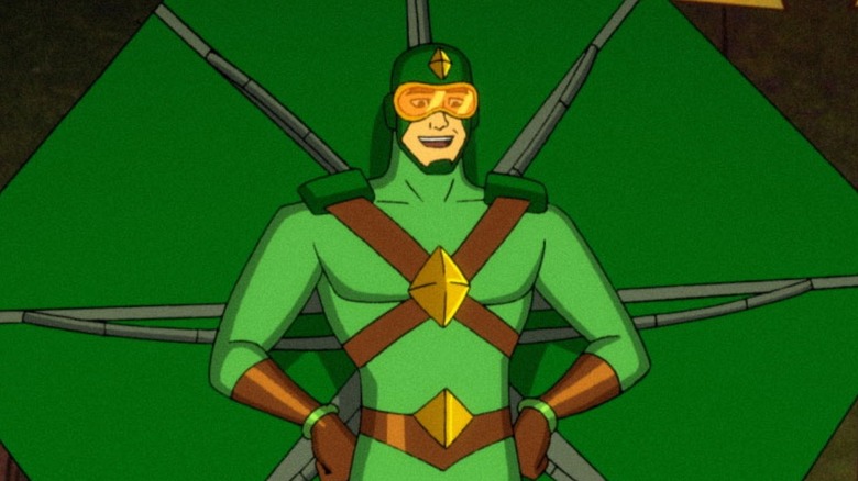 Kite Man with hands on hips