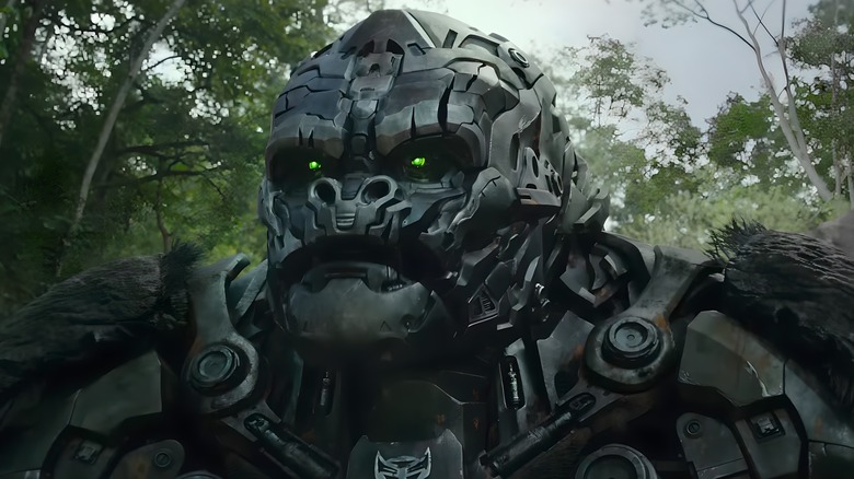 Optimus Primal glaring