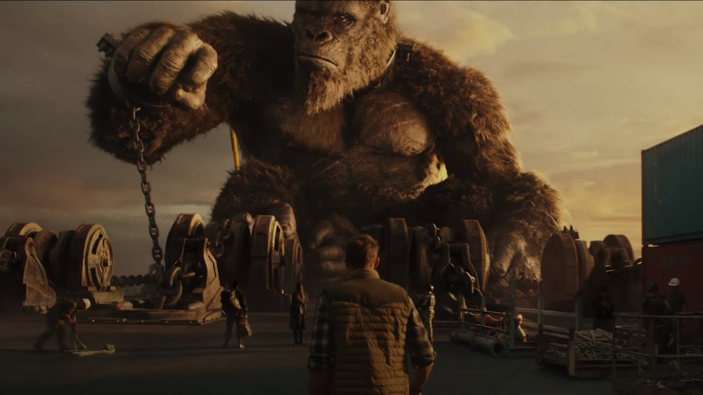 King Kong in restraints Godzilla vs. Kong