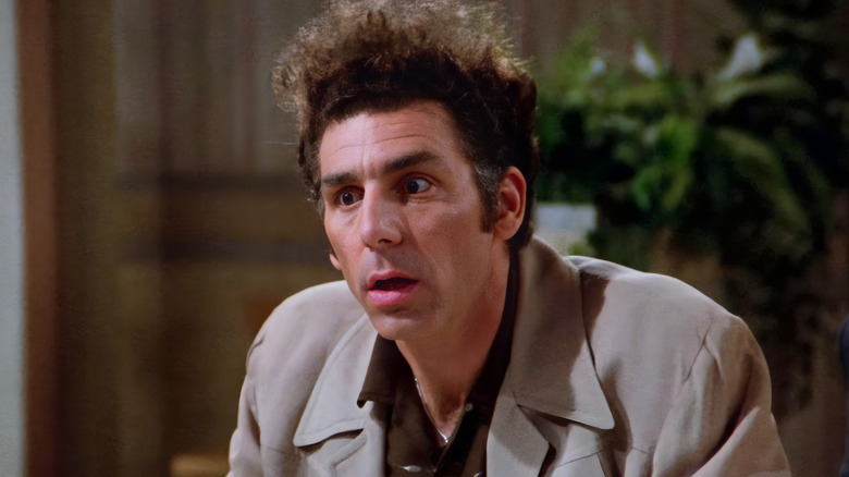 Kramer staring with mouth open