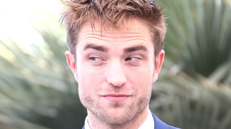 Robert Pattinson looking bemused