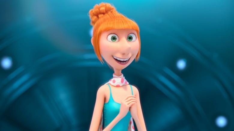 Lucy looking stoked in Despicable Me 2