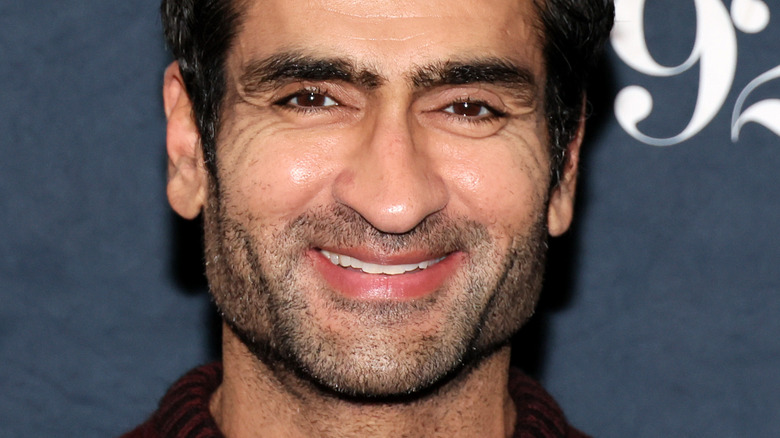 Kumail Nanjiani poses