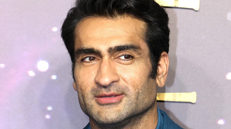 Kumail Nanjiani looking confident