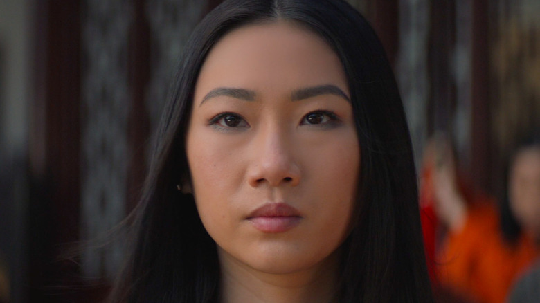 Olivia Liang as a serious Nicky Shen in Kung Fu