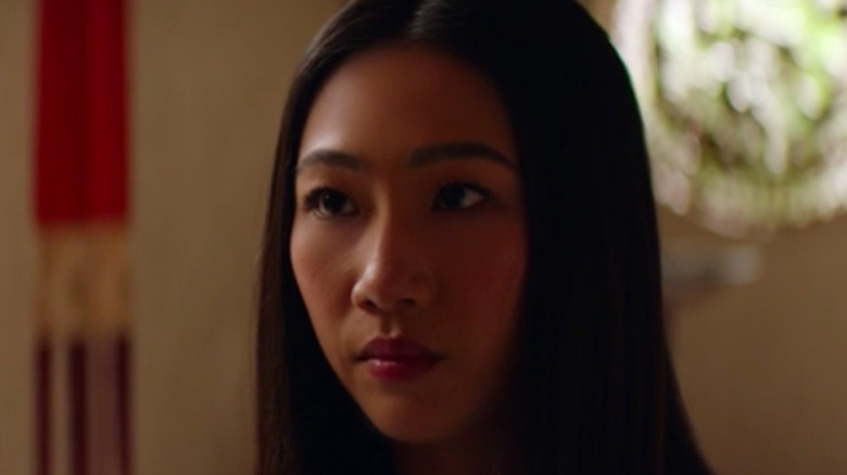 Olivia Liang as a pensive Nicky Shen in Kung Fu