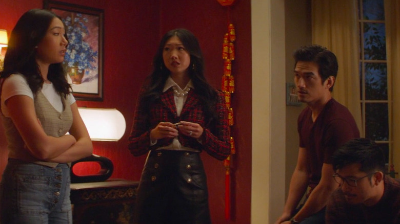 Nicky, Althea, Dennis, and Ryan talking
