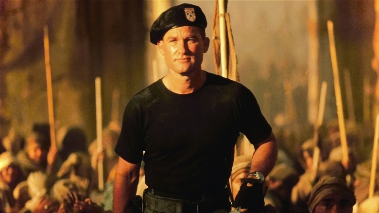 Jack standing in front of army in Stargate