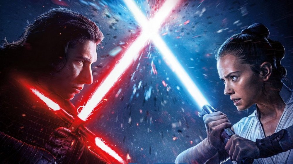 Rey and Kylo Ren The Rise of Skywalker international poster