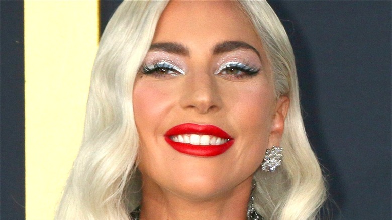 Lady Gaga smiling