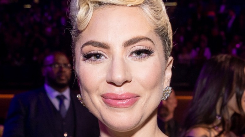 Lady Gaga smiling