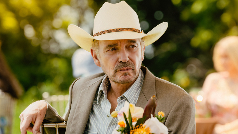 Tommy Norris glaring in 